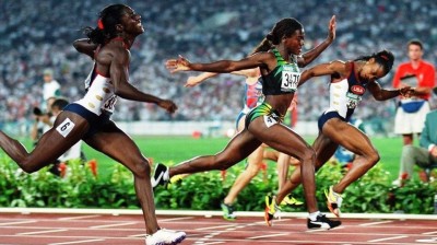 Finale Sprint 100 metri (Donne) - Olimpiadi di Atlanta 96