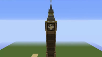 Real life buildings in Minecraft | Big Ben