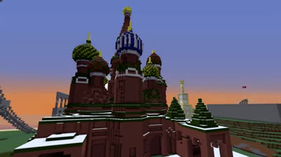 Real life buildings in Minecraft | Kremlin