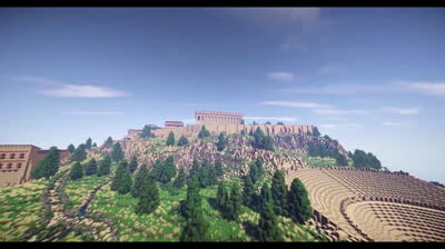 Real life buildings in Minecraft | Athens