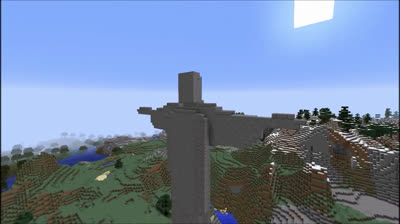 Real life buildings in Minecraft | Christ Redeemer