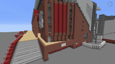 Real life buildings in Minecraft | Anfield