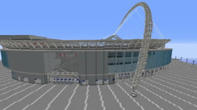 Real life buildings in Minecraft | Wembley