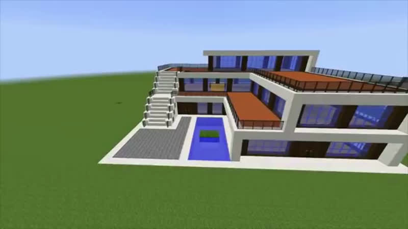 Cómo hacer una casa moderna en Minecraft Parte 1 - TokyVideo