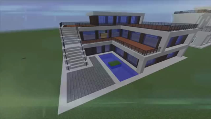 Cómo hacer una casa moderna en Minecraft Parte 2 - TokyVideo