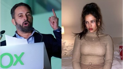 Twitter burns for a tweet of Rosalia against VOX