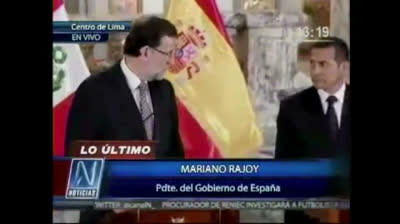 Mariano Rajoy da las gracias al gobierno cubano en Perú