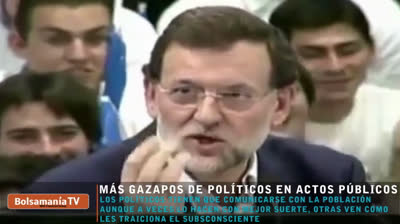 Gazapos y errores de los políticos en actos públicos
