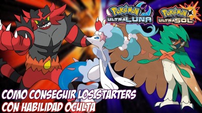Pokémons Iniciales en Ultrasol y Ultraluna