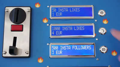 Llega la máquina expendedora de...¡Likes y Followers en Instagram!
