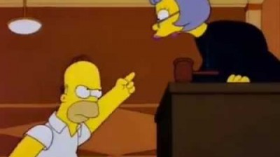 Shut up judge - Homer Simpson