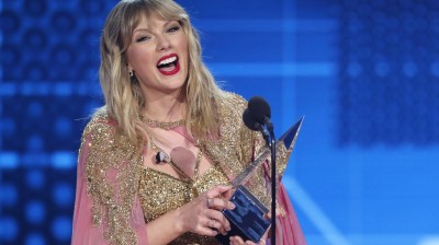 Taylor Swift artista de la década en los AMAS 2019
