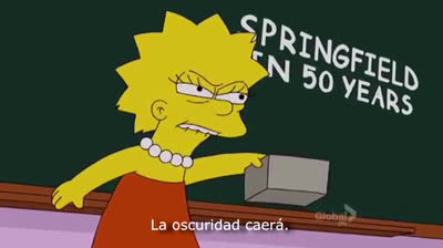 Greta Thunberg siguió los pasos de Lisa Simpson