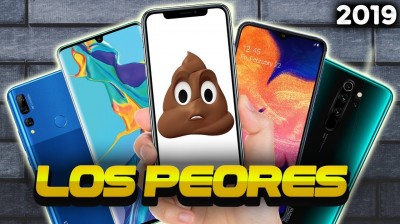 Los PEORES smartphones de 2019