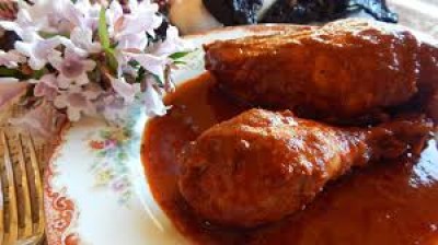 Mexican cooking- Enchilated chicken