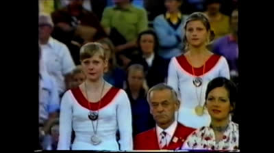 Olga Korbut in the Olympic Games 1972