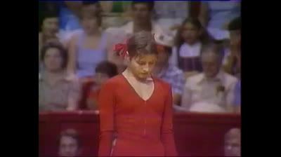 Olga Korbut Floor routine in Montreal 1976