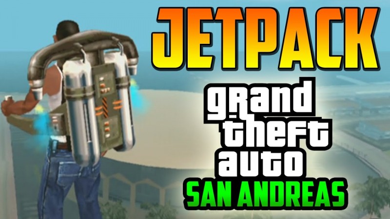 jetpack in gta san andreas