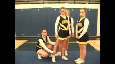 Cheerleading for beginners - basic Stunting