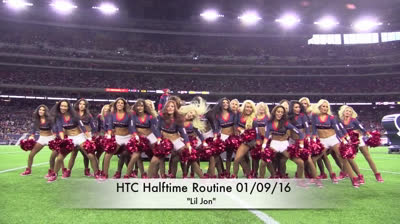 Houston Texans Cheerleaders halftime routine