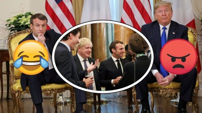 Trudeau, Johnson and Macron caught mocking Donald Trump