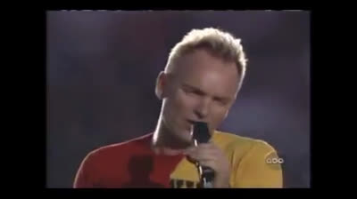 Shania Twain No Doubt Sting Super Bowl Halftime Show 2003