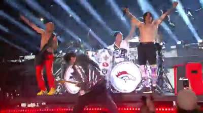 Bruno Mars and RHCP Super Bowl Halftime Show 2014