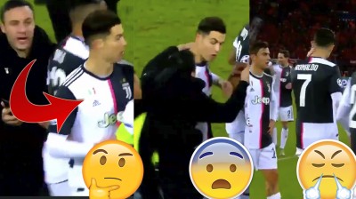 Un espontáneo agrede a Cristiano Ronaldo en Champions League