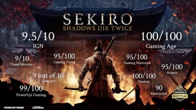Sekiro: Shadows Die Twice nombrado GOTY 2019