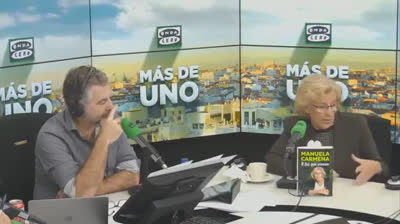 Pedo en entrevista a Manuela Carmena