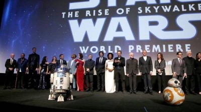 World premiere of "Star Wars, The Rise of Skywalker."