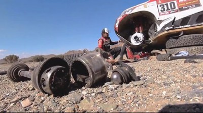 Accidents in the first days of the Dakar