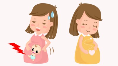 Abdominal discomfort during pregnancy