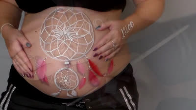 Experimenting in the belly of a pregnant woman