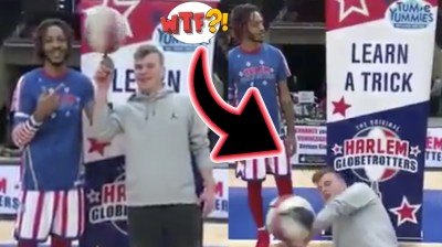 Dejó a todo el mundo alucinado con su freestyle de basket