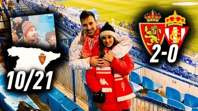 GRIPE, FRIO y PARACETAMOL | ZARAGOZA 2-0 SPORTING de GIJÓN | LIGA SMARTBANK 2019/20