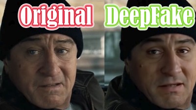 Original vs. DeepFake in The Irishman, which one looks better?