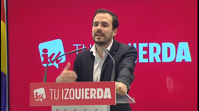 Alberto Garzón: "The right will try to derail this Government by all means"