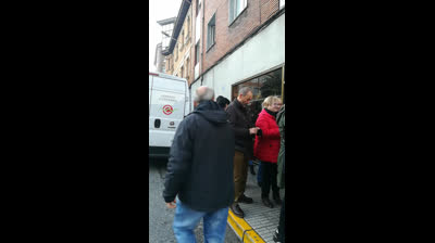 Cola en C/ Manuel González Vigil | Festival Navidad 2019