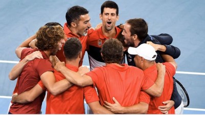 Serbia beats Spain to win ATP Cup