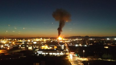 Así fue la explosión de la planta petroquímica de Tarragona