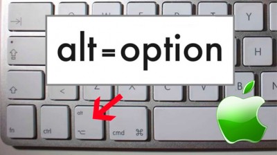 Atajos de teclado en Mac