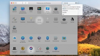 How to change the language in Mac