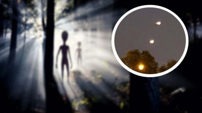 UFO fleets in the sky