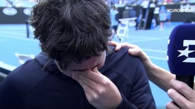 Las lágrimas de Carla Suárez al ganar a Sabalenka en el Open de Australia