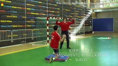 Training for wings in handball