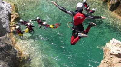 Day of canyoning in Andalusia
