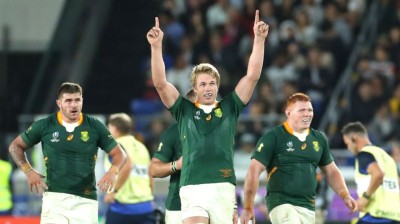 Pieter-Steph du Toit en la Final de la RWC