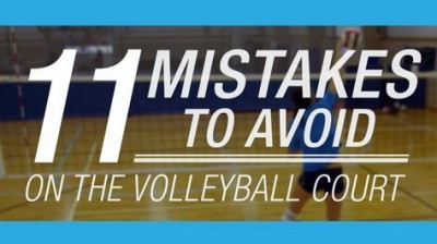 Volleyball mistakes 