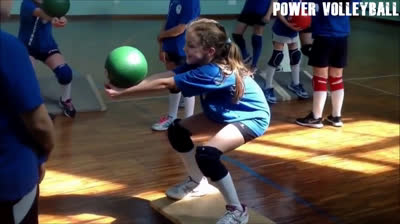 Volleyball defense training